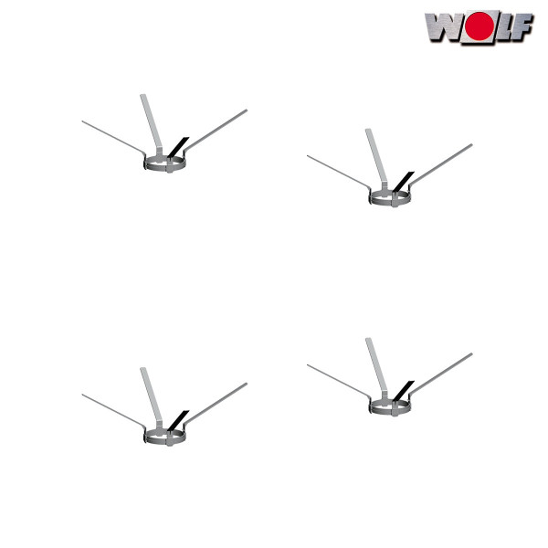 Wolf Abstandhalter für PP-Abgasrohr Ø 80 mm 2651509