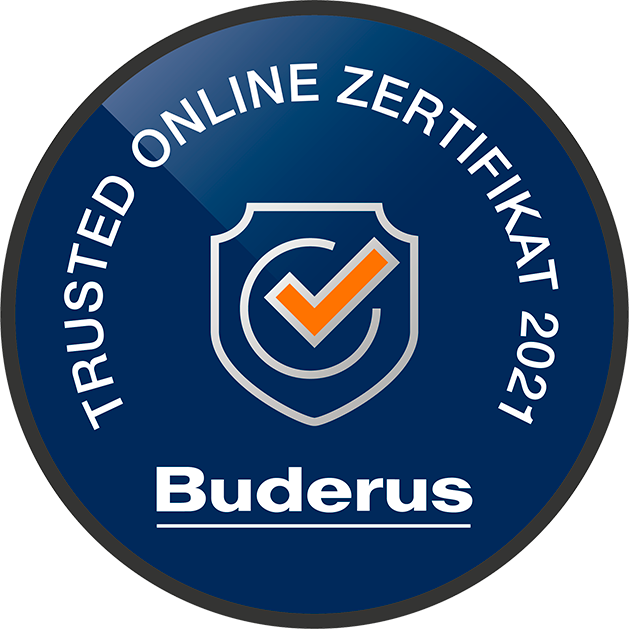 Wir sind Buderus Trusted Onlinepartner