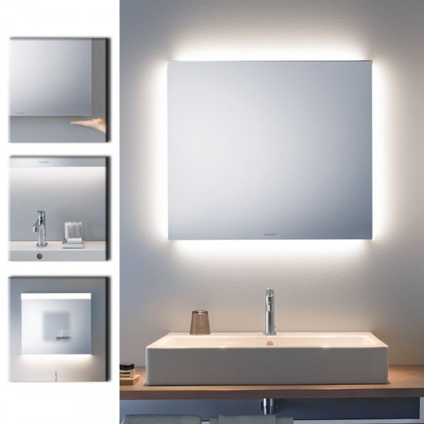 Duravit "Best" Spiegel mit LED-Beleuchtung indirektes Licht 60x70cm LM7825D00000000 Spiegelheizung