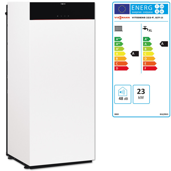 Viessmann Vitodens 222-F Gas-Brennwerttherme 25kW B2TF Z019383