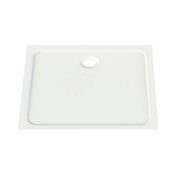 Duschwanne Rechteck Duschtasse Acryl 100x80x3 cm superflach made by Hoesch