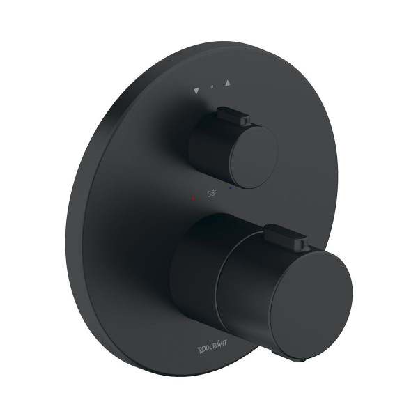 Duravit Brausethermostat Unterputz Schwarz Matt TH4200014046