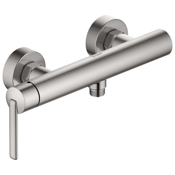 Duravit Balcoon Einhebel-Brausemischer Aufputz Edelstahl gebürstet BA4230000070