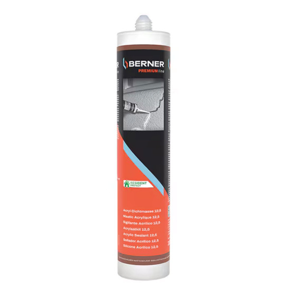 Berner Acryl Dichtmasse 12.5 Premium 372774 weiß