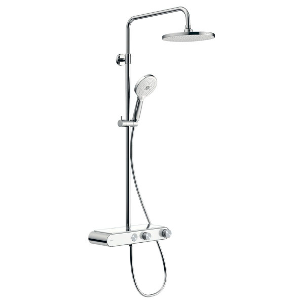 Duravit Shower System Shelf 1050 Duschsystem Chrom Weiß TH4380008005