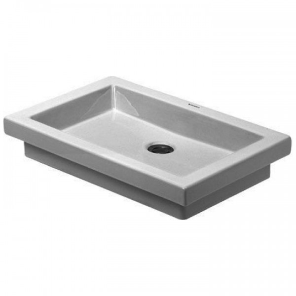 Duravit Aufsatzwaschtisch 2ND FLOOR 58 x 41,5 cm ohne Hahnloch weiß 0317580000