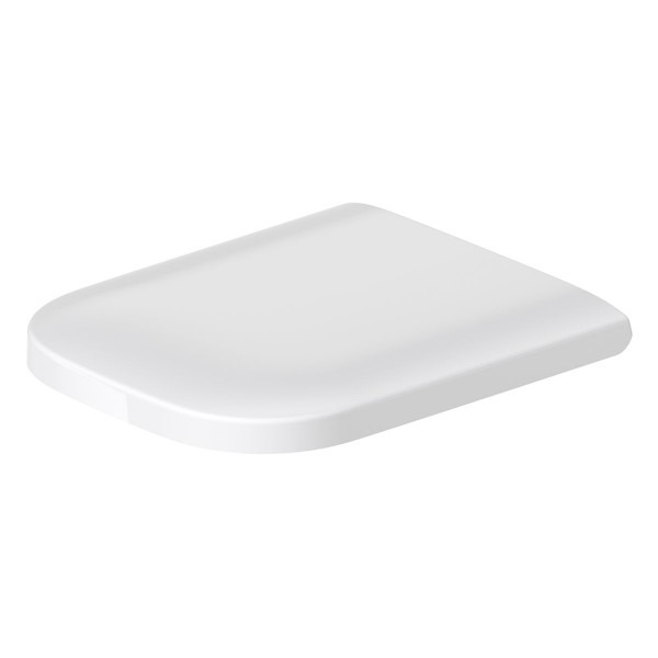 Duravit Happy D.2 WC Sitz Softclose und abnehmbar mit Edelstahl Scharnieren in Weiß 0064590000