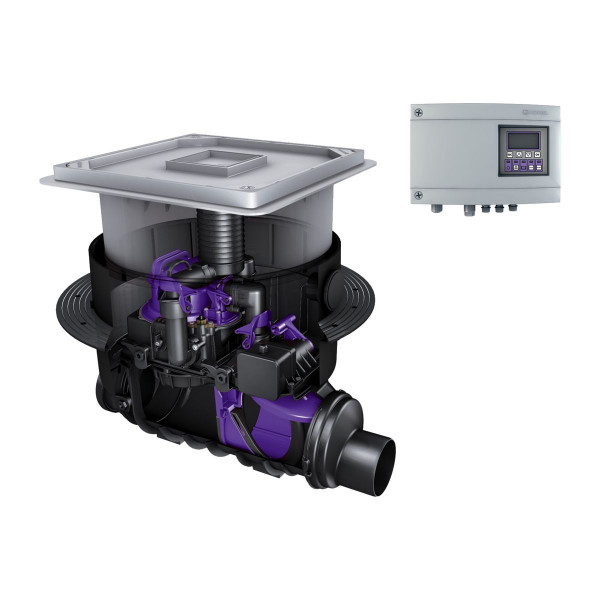 Kessel Rückstaupumpanlage Pumpfix F 24150X Komfort DN 150 für Einbau in die Bodenplatte