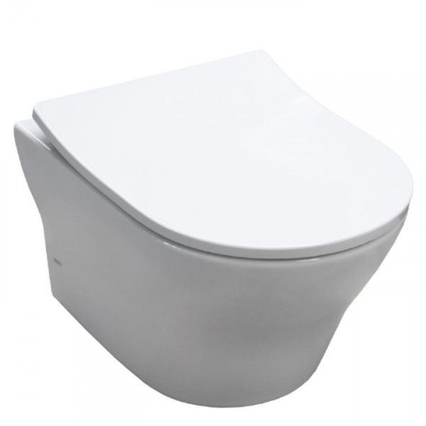 TOTO MH Series CW162Y Wand Tiefspül WC spülrandlos Rimless inkl. WC-Sitz VC10162 / TC514G