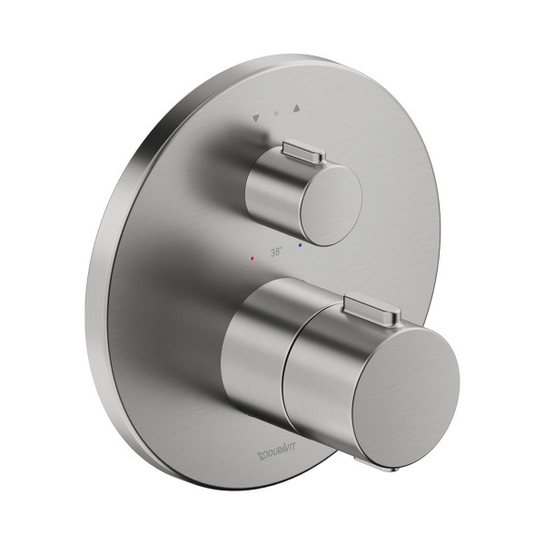 Duravit Brausethermostat Unterputz Edelstahl gebürstet TH4200014070