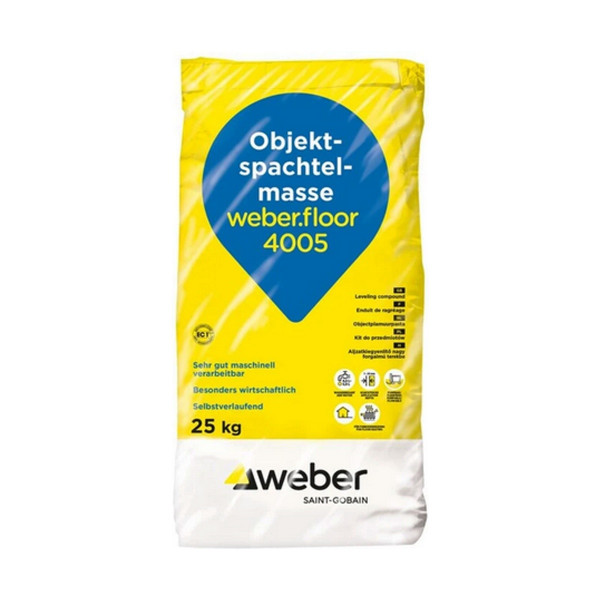 weber.floor 4005 Objektspachtelmasse 25kg 415473 Schichtdicke 1-20 mm Ausgleichsmasse