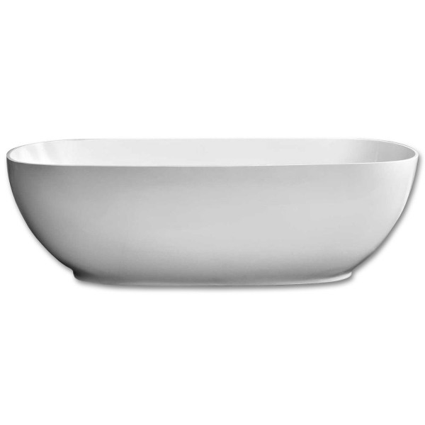 Mastella Betty freistehende Badewanne 170x70 cm aus Mak in Mattweiß