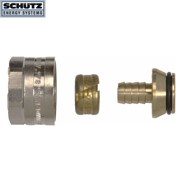 Buderus-Schütz Klemmringverbinder für Kunststoffrohr 14 x 2mm, Eurokonus 3/4"