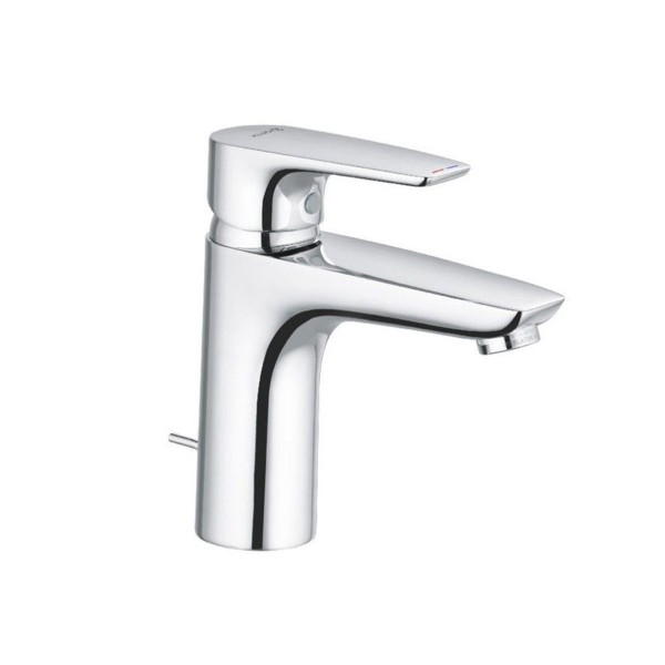 Kludi Pure & Solid Waschtisch Einhandmischer 100 mit Ablaufgarnitur 342900575