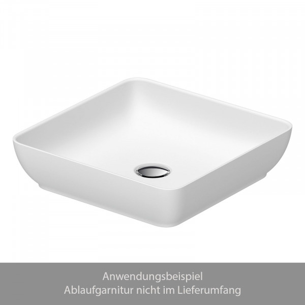 Duravit Sivida Aufsatzbecken Weiß Eckig aus DuroCast Plus 2660013200