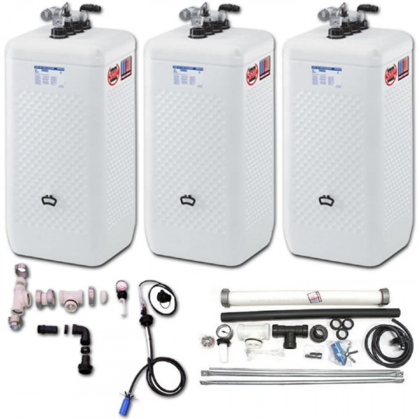 Buderus Schütz Tank im Tank 3 mal Öltank 750 L Spezial 4019093 inkl. Paket A und B