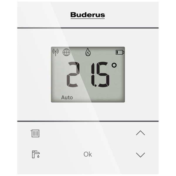 Buderus Logamatic RC120 RF Funkfernbedienung Bedieneinheit 7738112945 für BC400