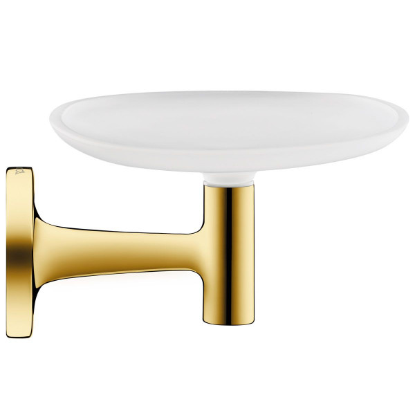 Duravit Seifenschale Starck T 0099333400 gold glänzend inkl. Glas weiss matt