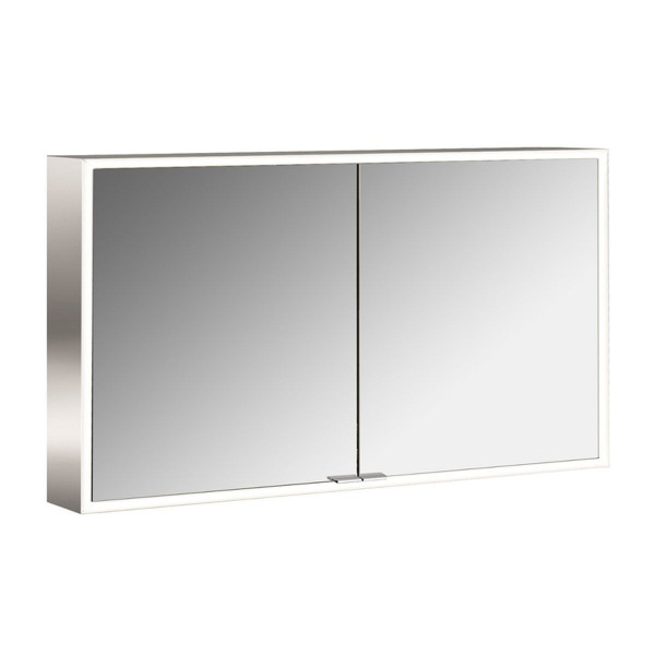 EMCO Lichtspiegelschrank prime 1200 mm Aufputzmodell mit Lichtpaket Rückwand weiß 949706184