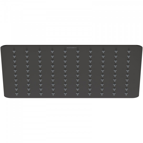 Duravit Kopfbrause 300 x 300 mm Eckig Schwarz Matt UV0660031046