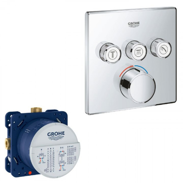 Grohe Smartcontrol Unterputzmischer 29149000 eckig inkl. Rapido Smartbox 35600000