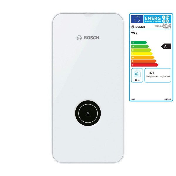 Bosch Tronic 7000 TR7001 DESOB E-Durchlauferhitzer 21-27 kW 400 Volt 7736506140