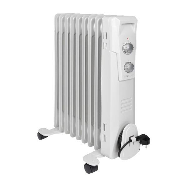 Clatronic 263907 elektrischer Ölradiator RA 3736 weiß mit 2000 Watt und 3 Leistungsstufen