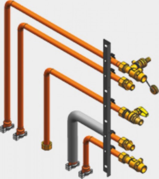 Viessmann Anschluss-Set Aufputz links/rechts 7350854