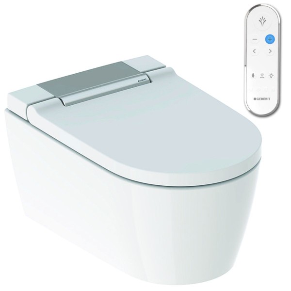 Geberit Komplettanlage AquaClean Sela Dusch WC 146.220.21.1 spülrandlos verchromt