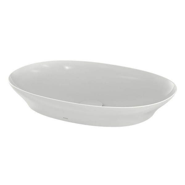 TOTO Aufsatzwaschtisch TL Linearceram 60x42 cm Weiß L4706E XW