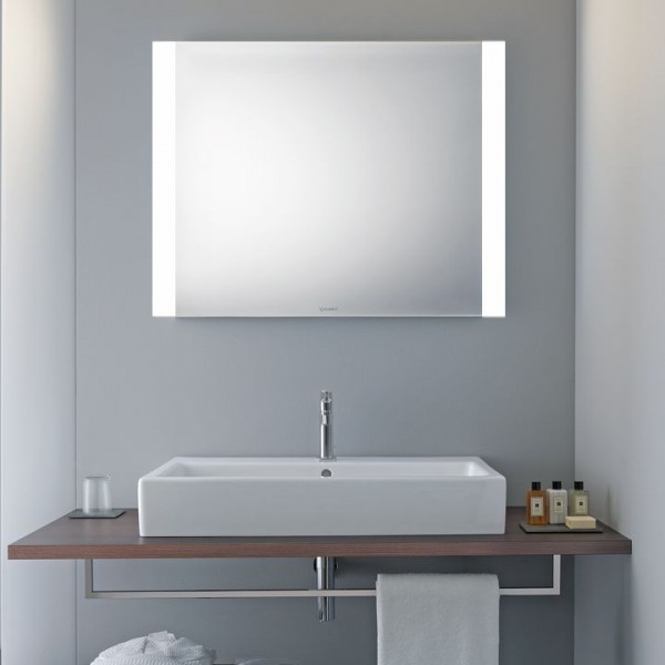 Duravit "Good" Spiegel mit LED-Beleuchtung seitlich 60x70 cm LM786500000 Wandschaltung