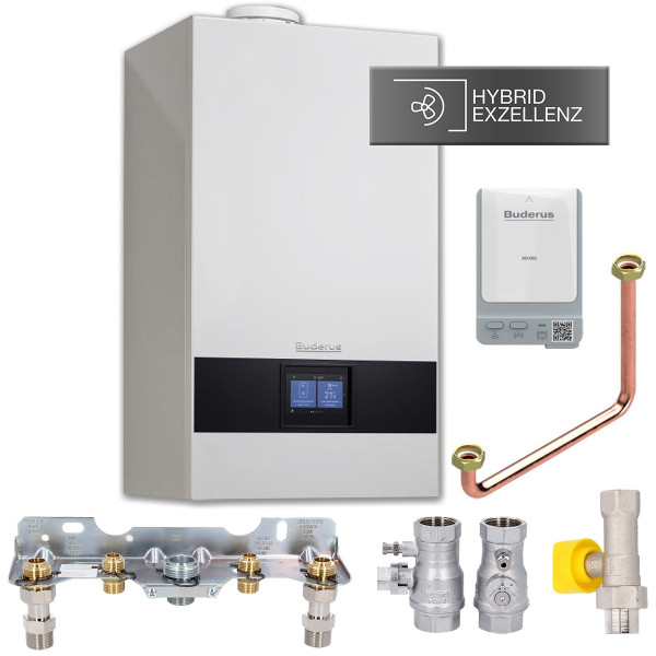 Buderus Logamax Plus GBH172i.2 Wärmepumpen-Hybridpaket M 30kW 7739624671
