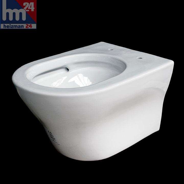 TOTO MH spülrandloses Tiefspül-WC CW162Y mit Tornado Flush TOTO WC-Sitz VC10047N 