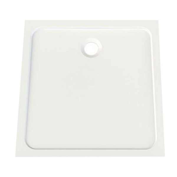 Duschwanne Quadrat Duschtasse Acryl 90x90x3 cm superflach made by Hoesch