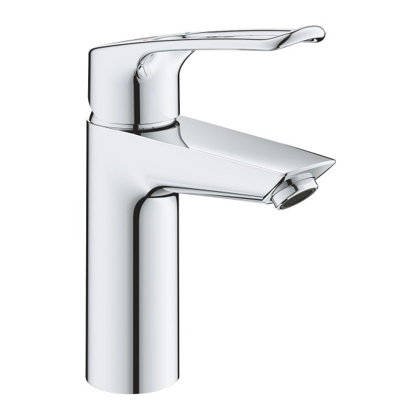 Grohe Eurosmart Einhand Waschtischarmatur M-Size mit Push-Open Ablauf u. offenem Hebel 23981003