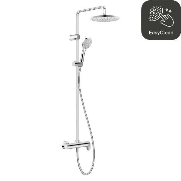 Duravit Wave Duschsystem Chrom WA4280007010 mit EasyClean-Oberfläche