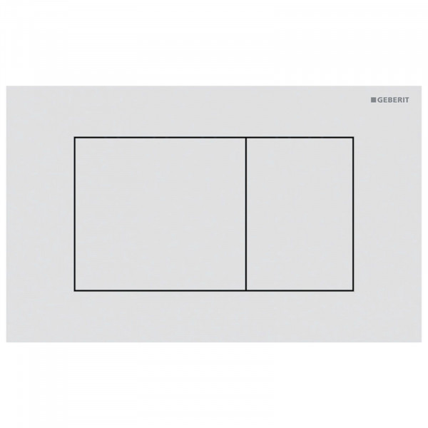 Geberit Sigma 40 Betätigungsplatte 2-Mengen-Spülung Weiß Matt 115629JT1