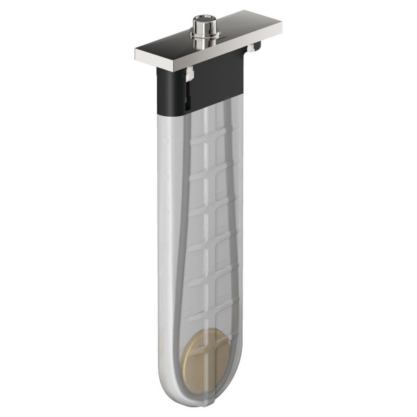 Hansgrohe sBox Fertigset eckig chrom 28010000 für Wannenrand- und Fliesenrandmontage