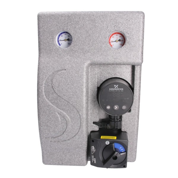 Pumpengruppe gemischte Heizkreise mit Stellmotor CSR5 und Grundfos Alpha 2 Umwälzpumpe 25-40