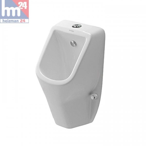 Duravit D-Code Urinal 0828300000 spülrandlos / rimless ohne Fliege mit Zulauf von oben