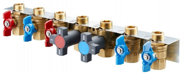 Oventrop Kugelhahnanschluss-Set mit Spülfunktion für die Regudis W-HTE 1344485