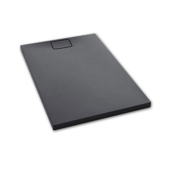 Duravit Stonetto 72021868 Duschwanne Duschtasse 160x90x5cm DuraSolid Q Mineralguss Anthrazit