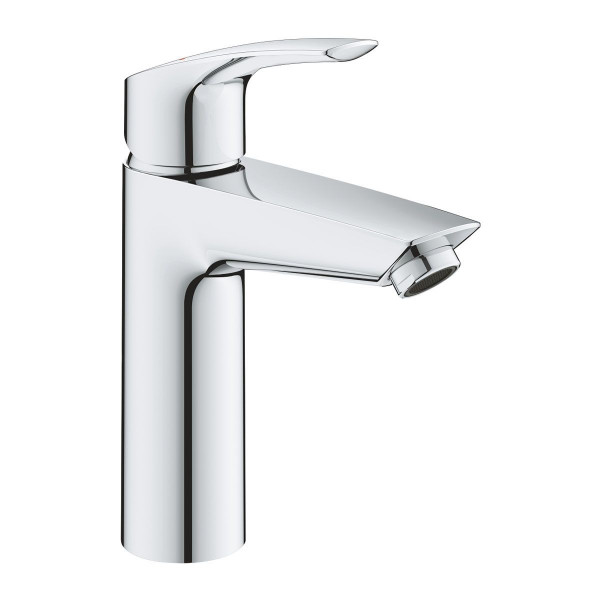 Grohe Eurosmart Einhand Waschtischarmatur M-Size mit Push-Open Ablauf u. Verbrühschutz 23989003