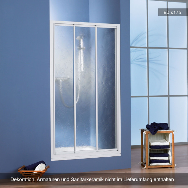 HSK Prima Gleittür für Nische 90x175cm