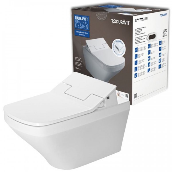 Duravit Set DuraStyle Wandtiefspül-WC inkl. SensoWash Slim Dusch WC-Sitz 631001002004300