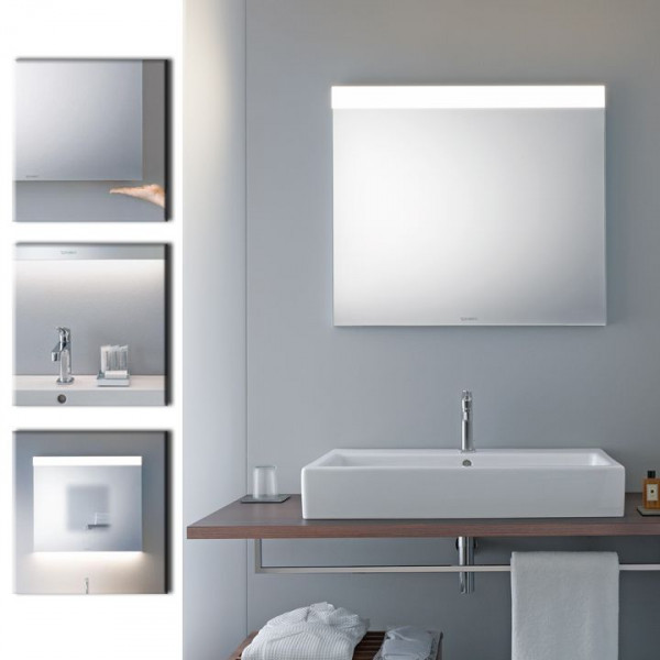 Duravit "Best" Spiegel mit LED-Beleuchtung oben 80x70 cm LM7856D0000 Spiegelheizung