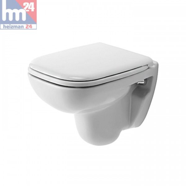 Duravit D-Code Wandtiefspül-WC Compact 2211090000 inkl. WC-Sitz optional mit SoftClose