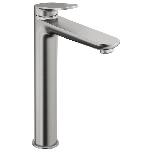 Duravit Wave Einhebel-Waschtischmischer Größe XL Edelstahl gebürstet WA1040002070