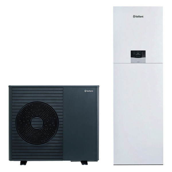 Vaillant Set 8000044747 Luft-Wasser Wärmepumpe aroTHERM plus 75/8.1 mit uniTOWER VIH QW 190/7 E 18L