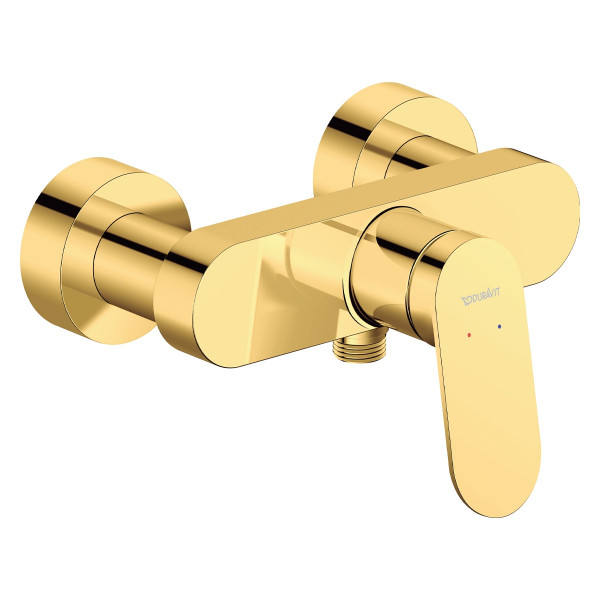 Duravit Wave Einhebel-Brausemischer Aufputz Gold poliert WA4230000034